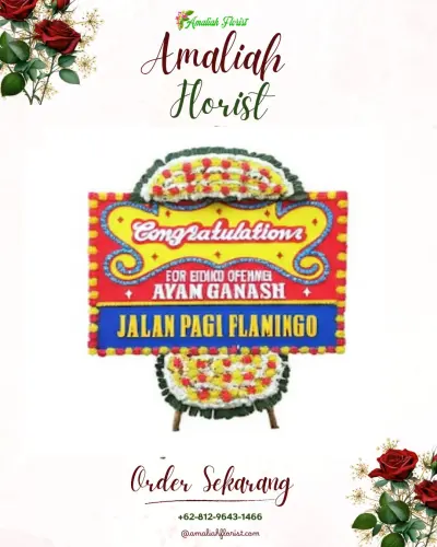 Bunga Papan Congratulation di Kanarakan